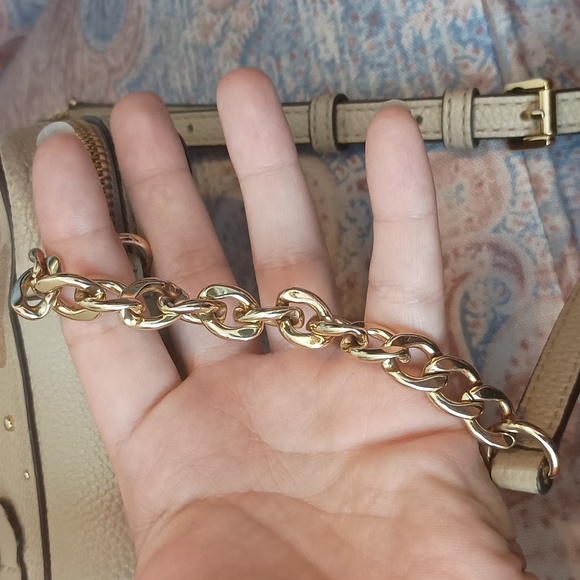 Michael Kors Jet Set Floral Embellished Leather Crossbody Bag - Picture 6 of 9